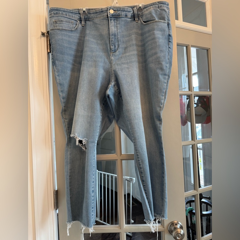 Ava & Viv Light Blue Ripped Skinny Jeans